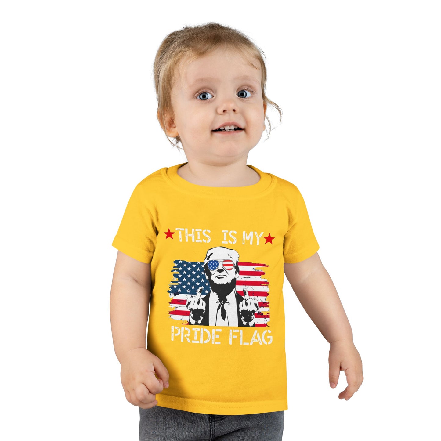 Trump This Is My Pride Flag Toddler T-Shirt