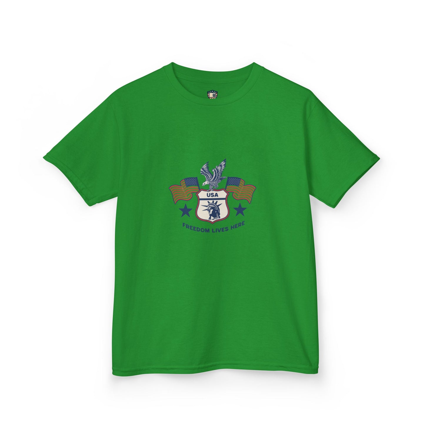 Freedom Lives Here Kids Tee for Boys and Girls