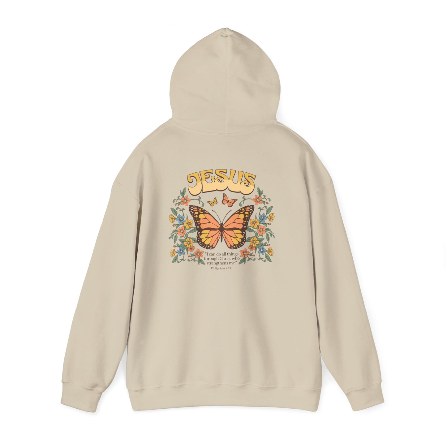 Butterfly JESUS Design Unisex Hoodie