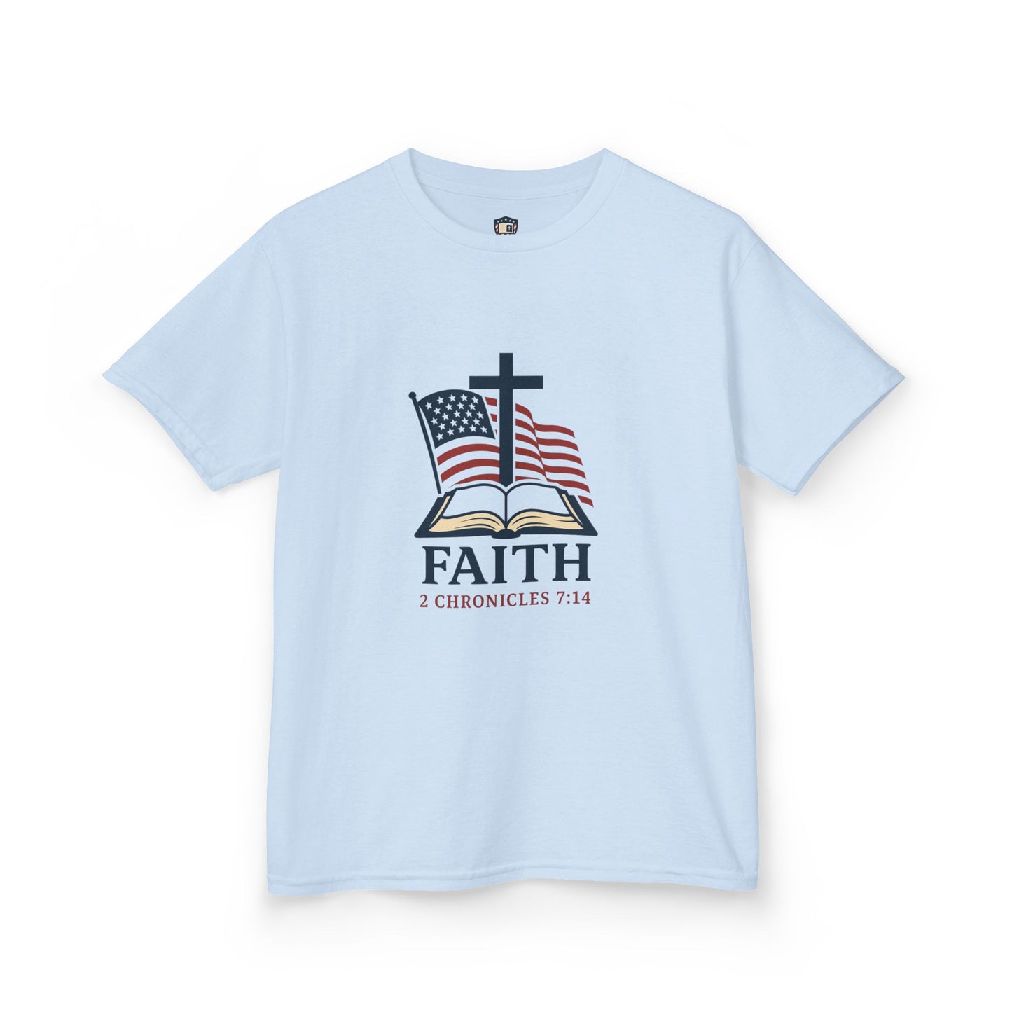 Faith & Freedom 2 Chronicles 7:14 Inspired Christian Kids Shirt