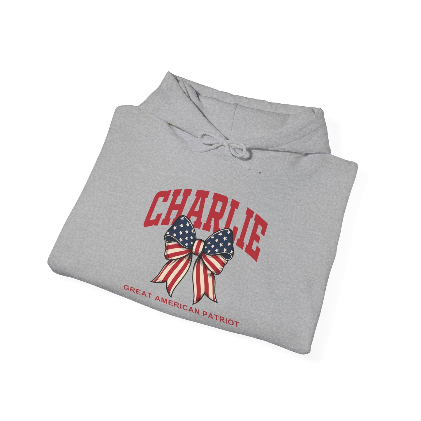 Charlie Kirk Great American Patriot Themed Unisex Hoodie