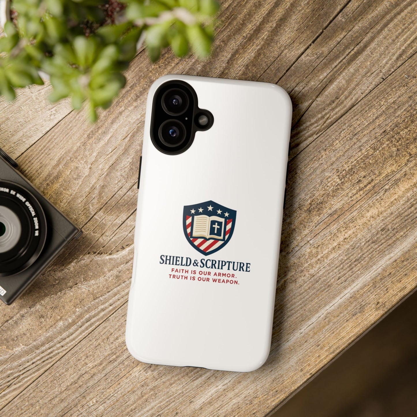 Shield & Scripture Phone Case
