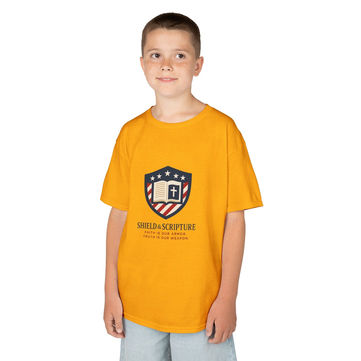 Shield & Scripture Kids Tee Daily Wear