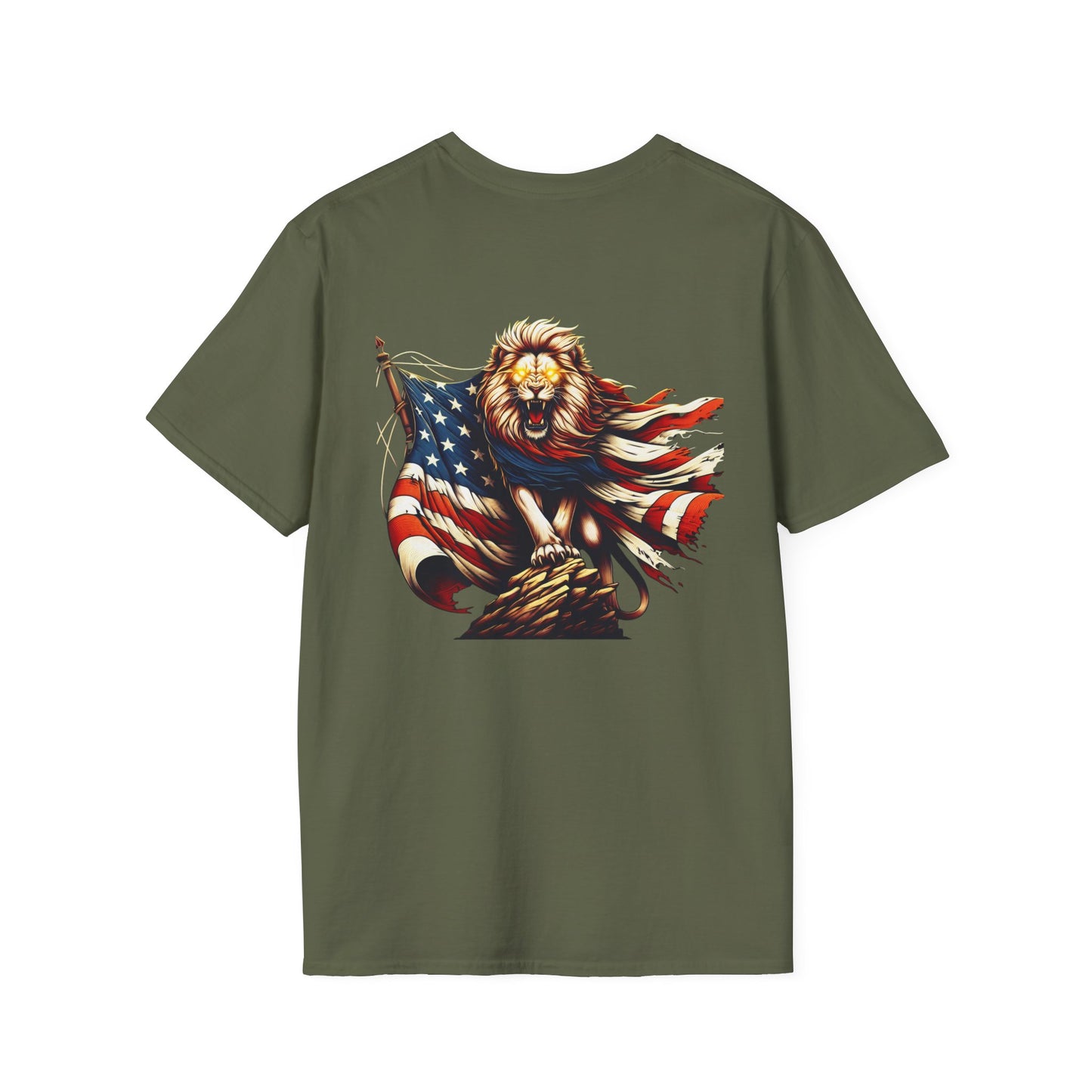 Lion of Judah USA Flag Unisex T-Shirt
