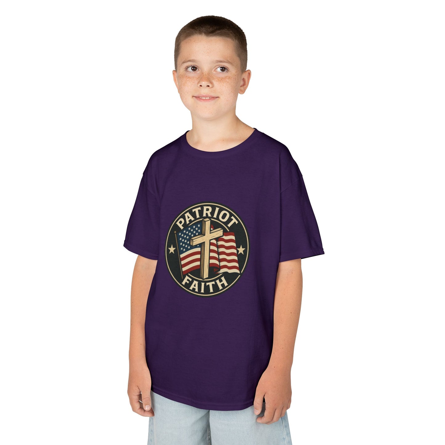 Patriotic Kids Tee - Faith & Freedom Everyday Wear