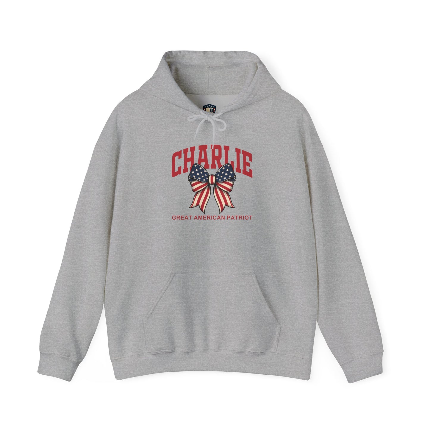Charlie Kirk Great American Patriot Themed Unisex Hoodie