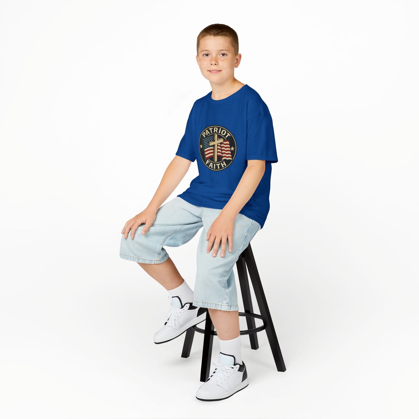 Patriotic Kids Tee - Faith & Freedom Everyday Wear