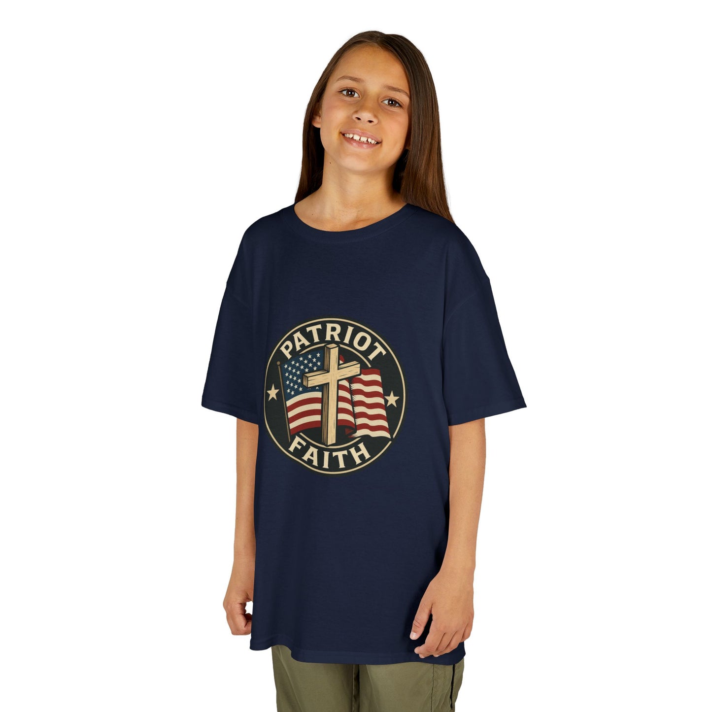 Patriotic Kids Tee - Faith & Freedom Everyday Wear