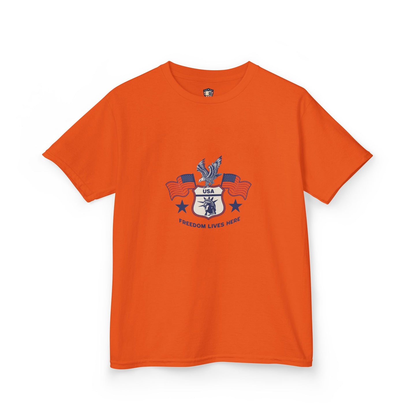 Freedom Lives Here Kids Tee for Boys and Girls