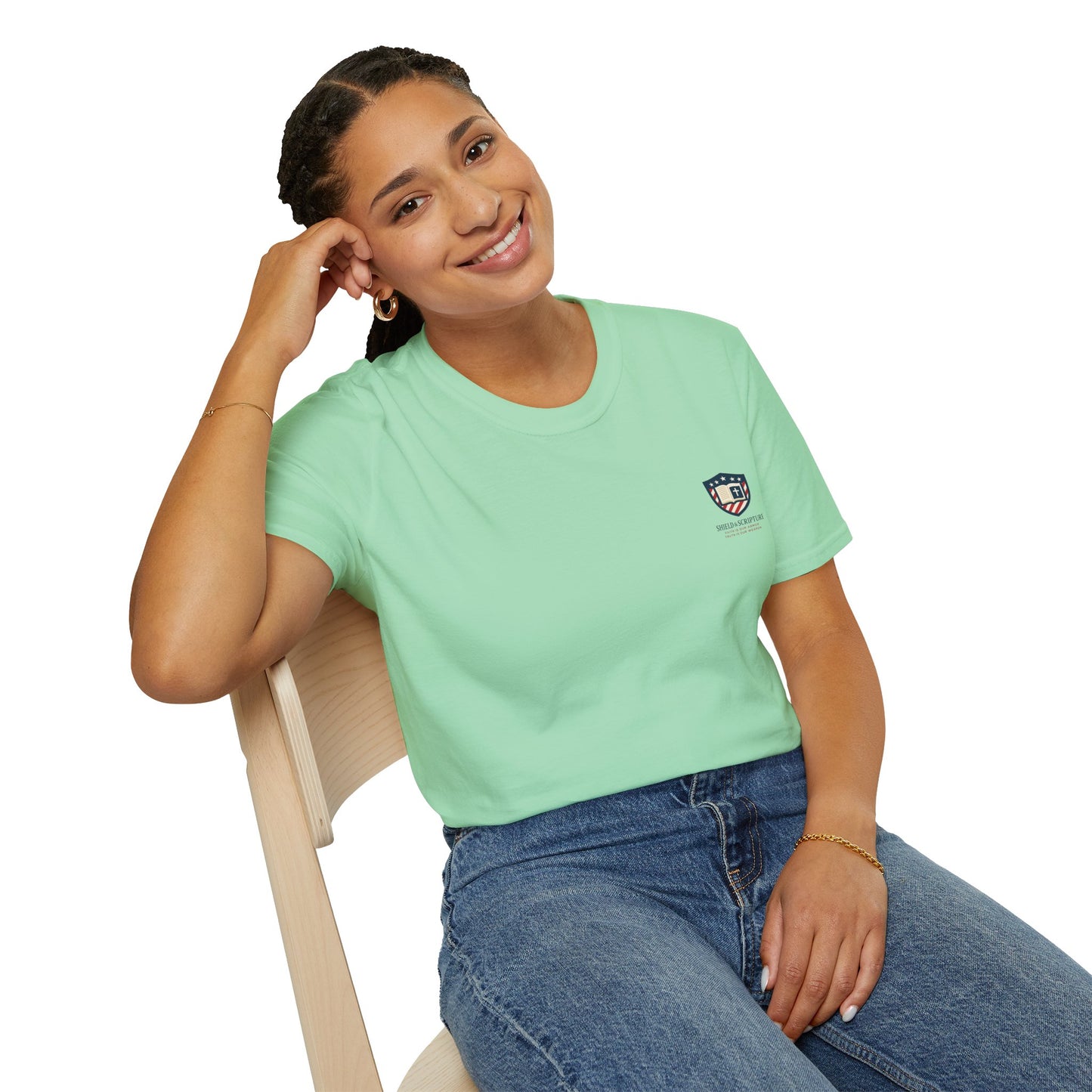 Lion of Judah USA Flag Unisex T-Shirt