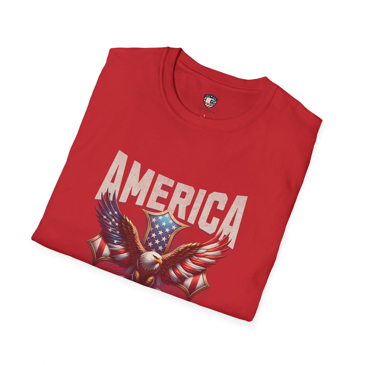 America Strong in Faith, Free in Spirit Unisex T-shirt