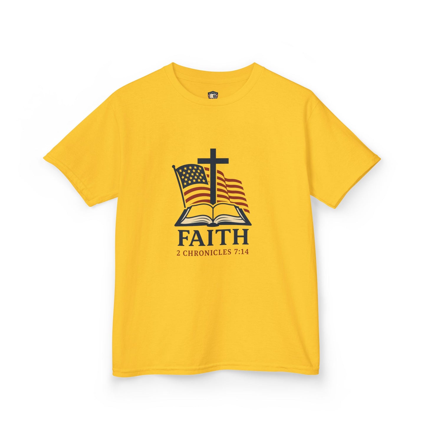 Faith & Freedom 2 Chronicles 7:14 Inspired Christian Kids Shirt