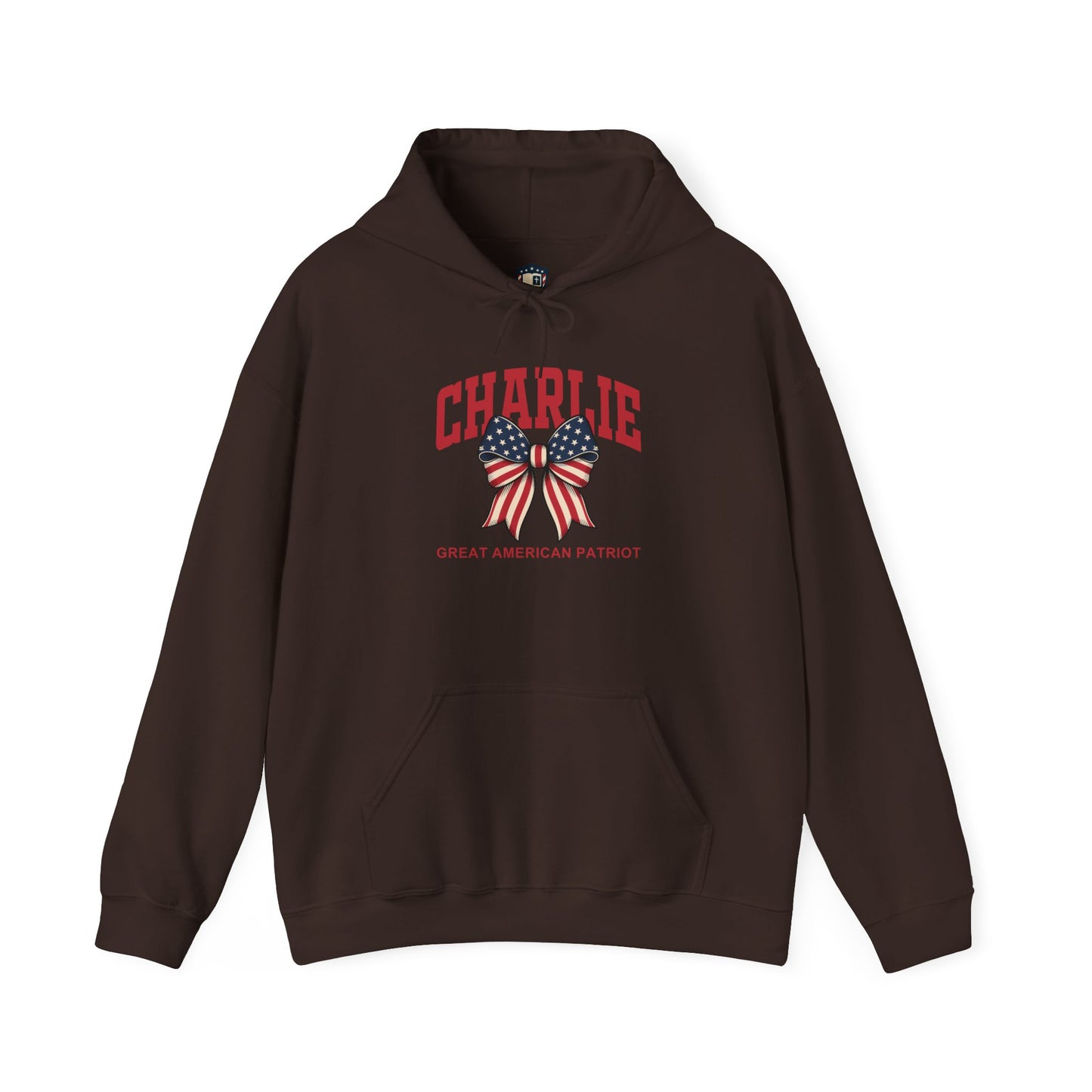Charlie Kirk Great American Patriot Themed Unisex Hoodie