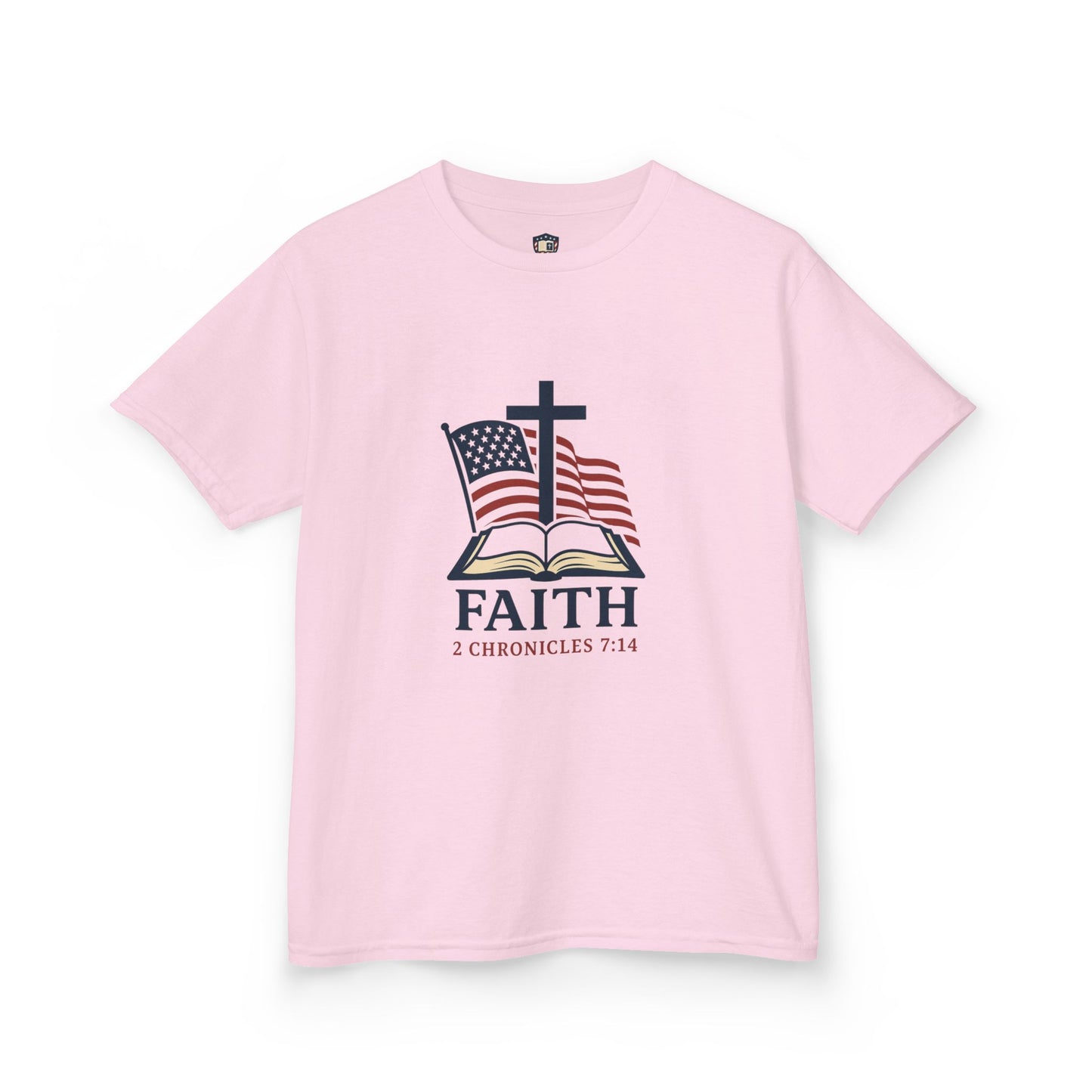Faith & Freedom 2 Chronicles 7:14 Inspired Christian Kids Shirt