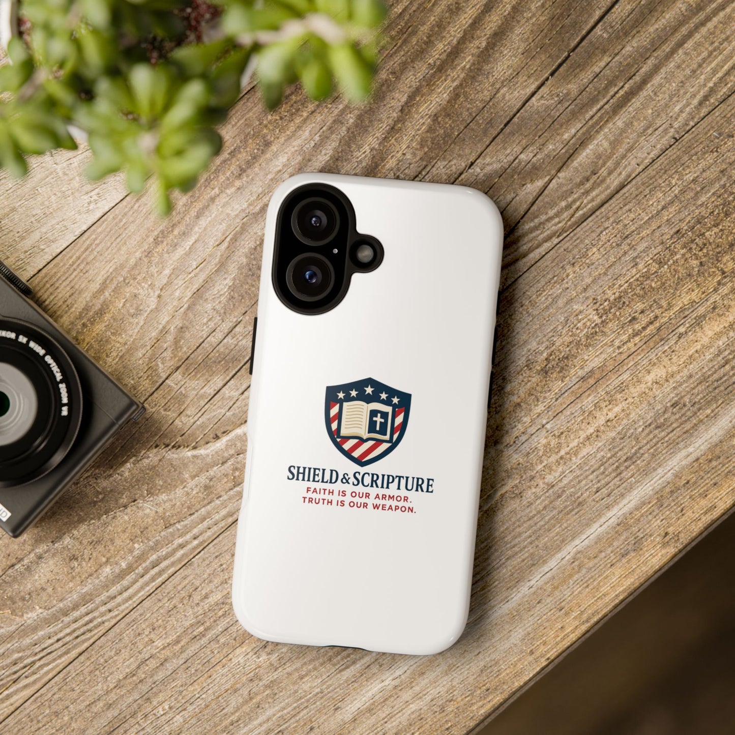 Shield & Scripture Phone Case