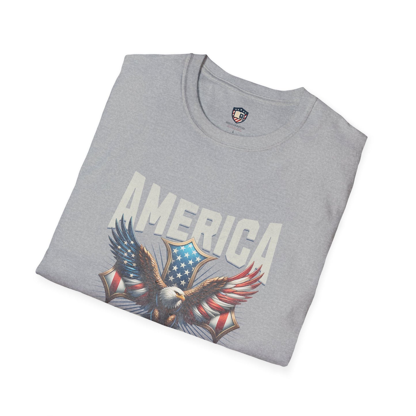 America Strong in Faith, Free in Spirit Unisex T-shirt