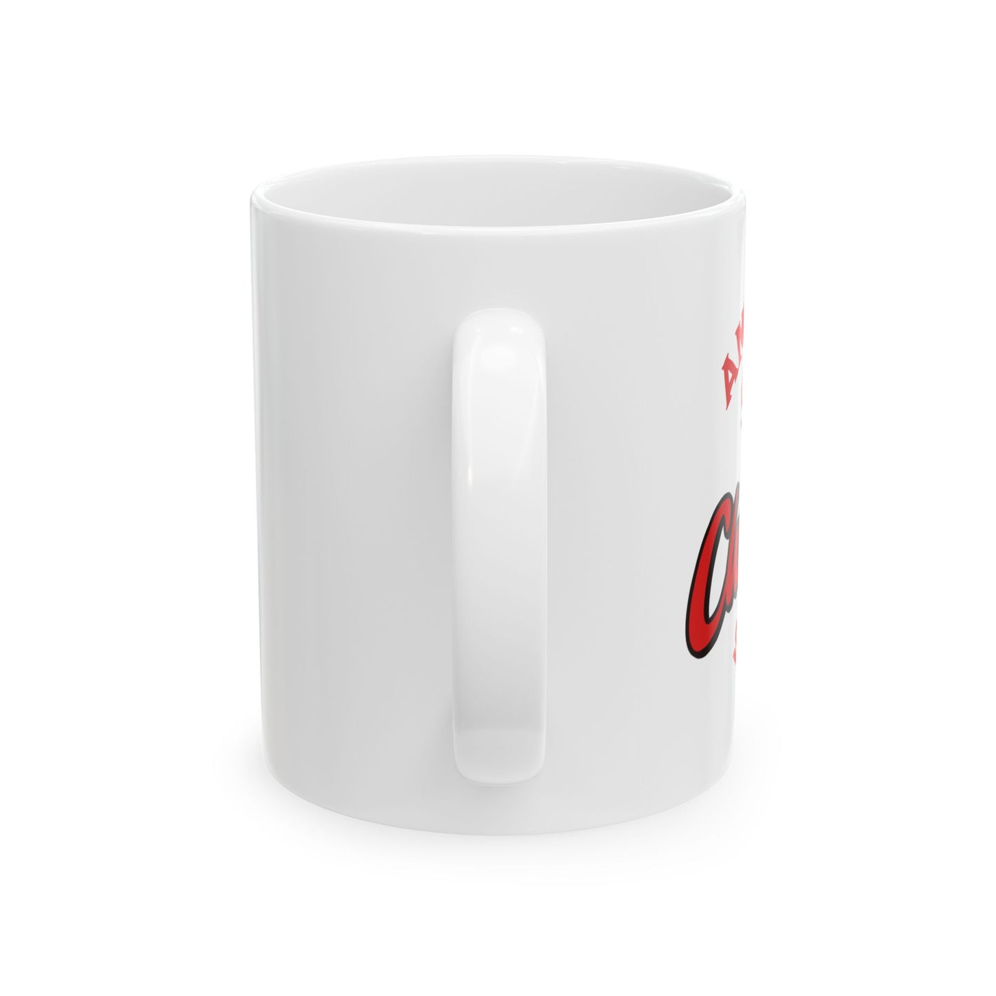 Christmas Spirit Ceramic Mug  Holiday Coffee Cup