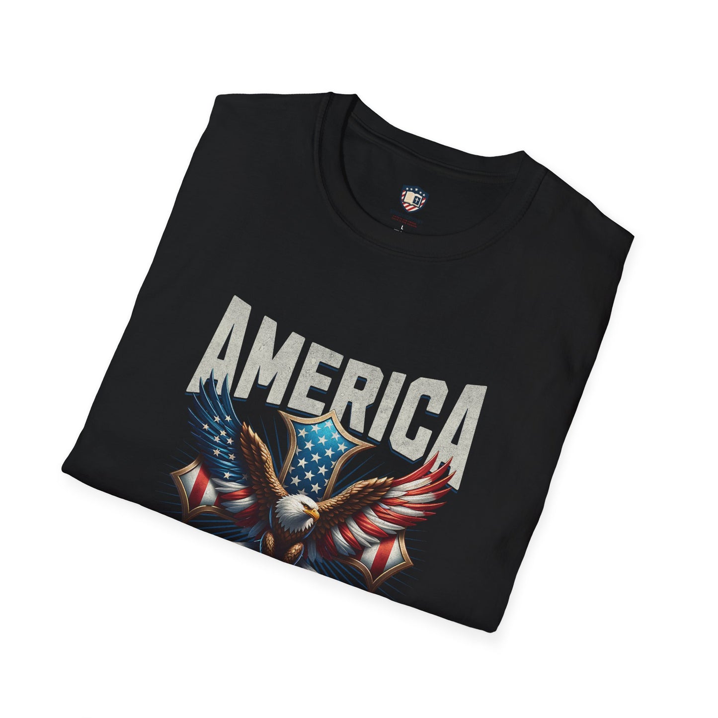 America Strong in Faith, Free in Spirit Unisex T-shirt