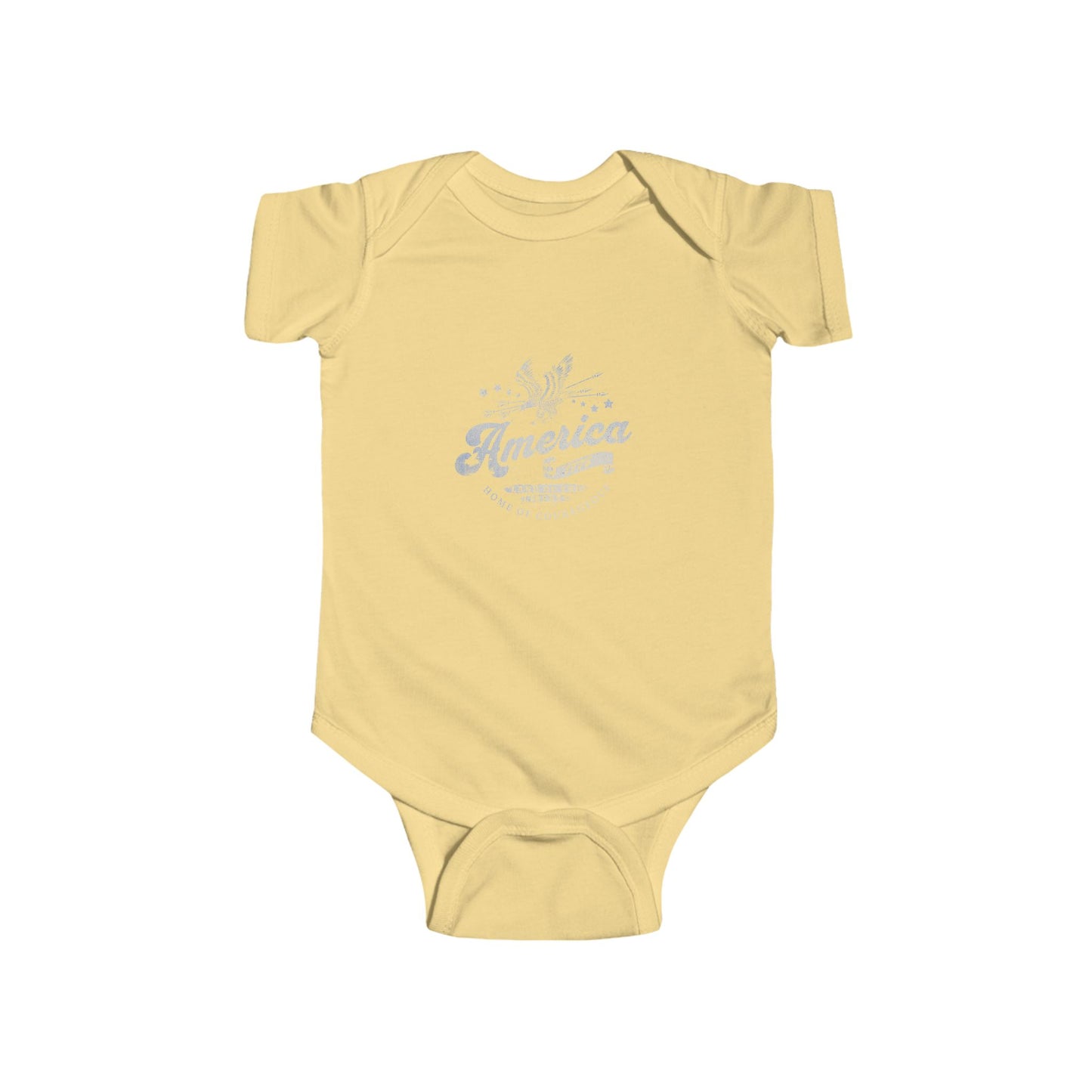 America 1776 Baby Bodysuit, Infant Summer Outfit