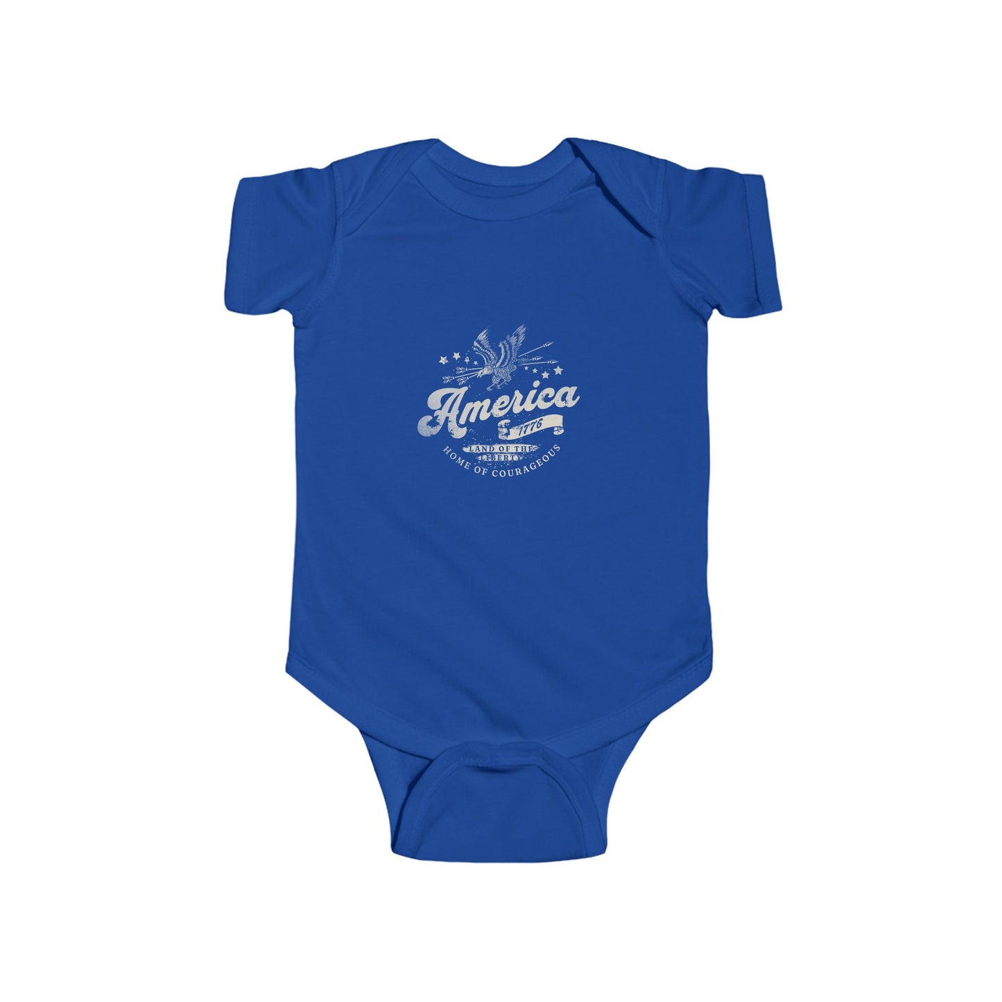 America 1776 Baby Bodysuit, Infant Summer Outfit