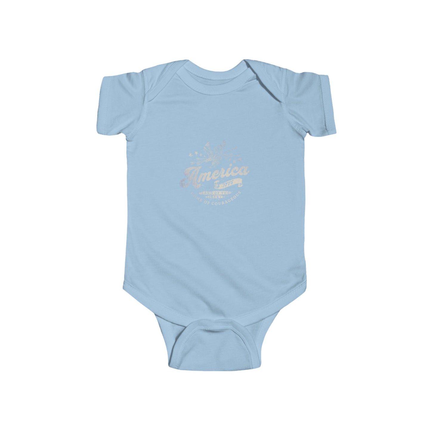 America 1776 Baby Bodysuit, Infant Summer Outfit