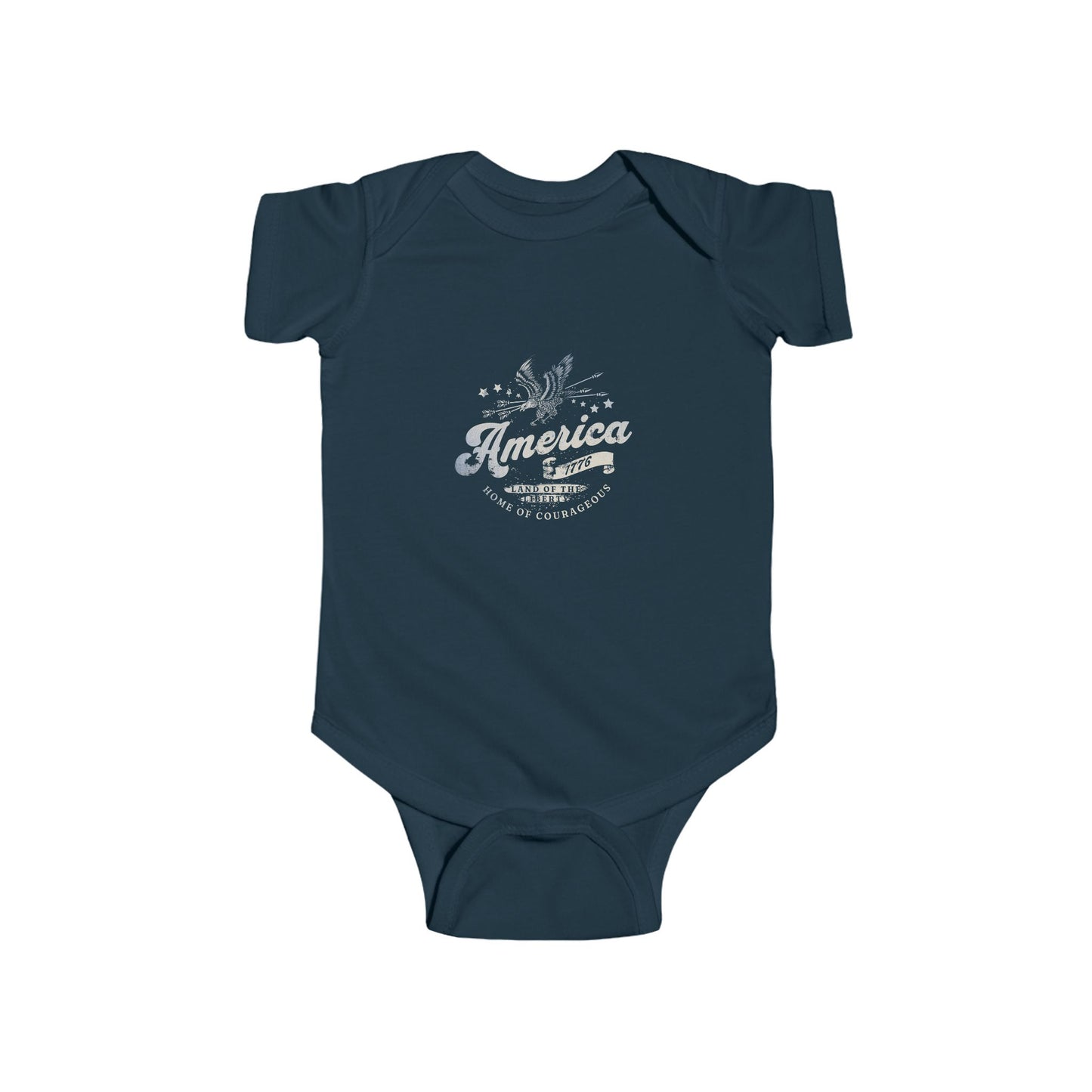 America 1776 Baby Bodysuit, Infant Summer Outfit