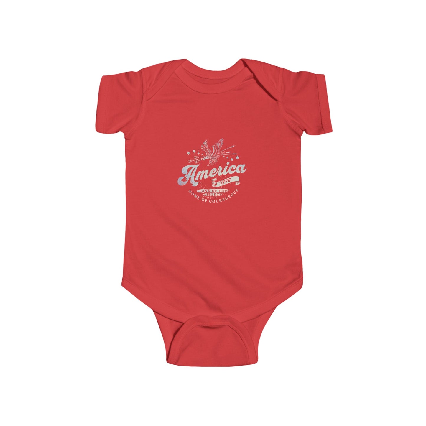 America 1776 Baby Bodysuit, Infant Summer Outfit