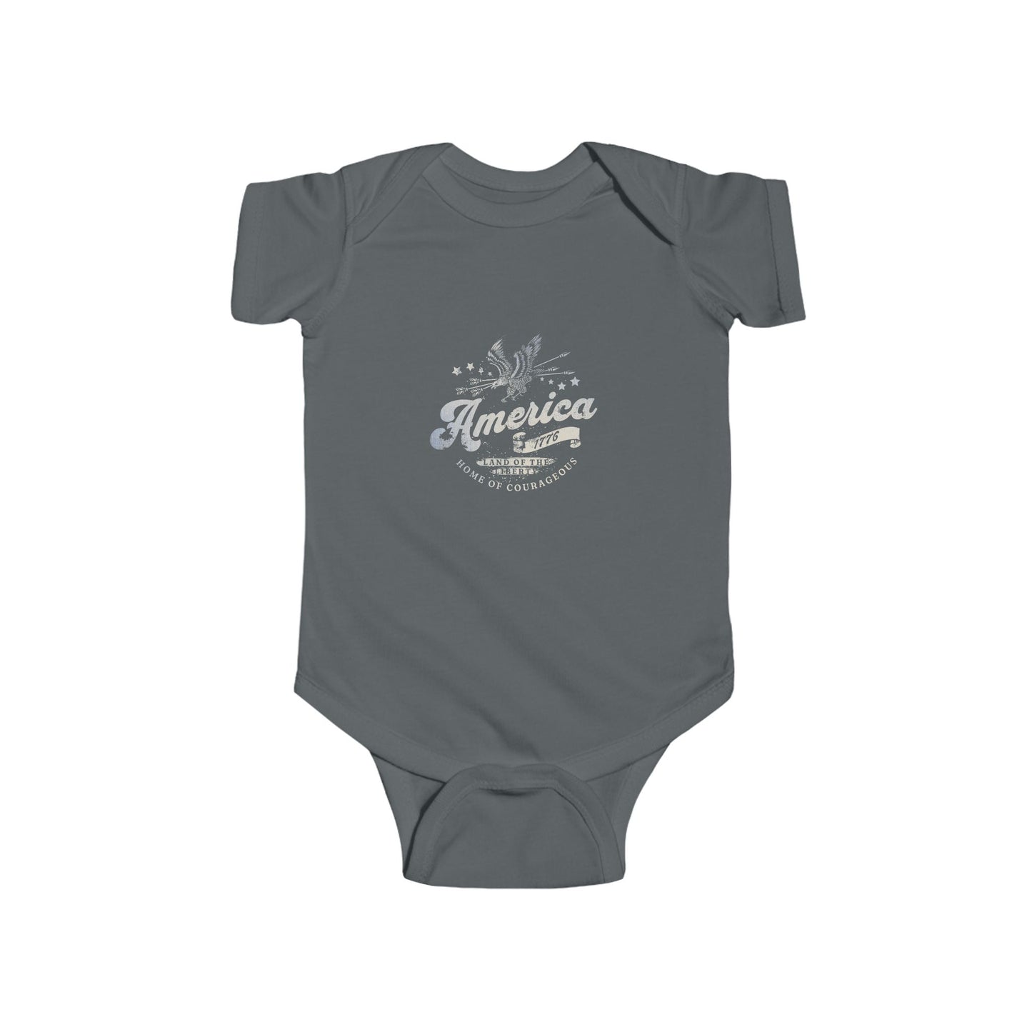 America 1776 Baby Bodysuit, Infant Summer Outfit