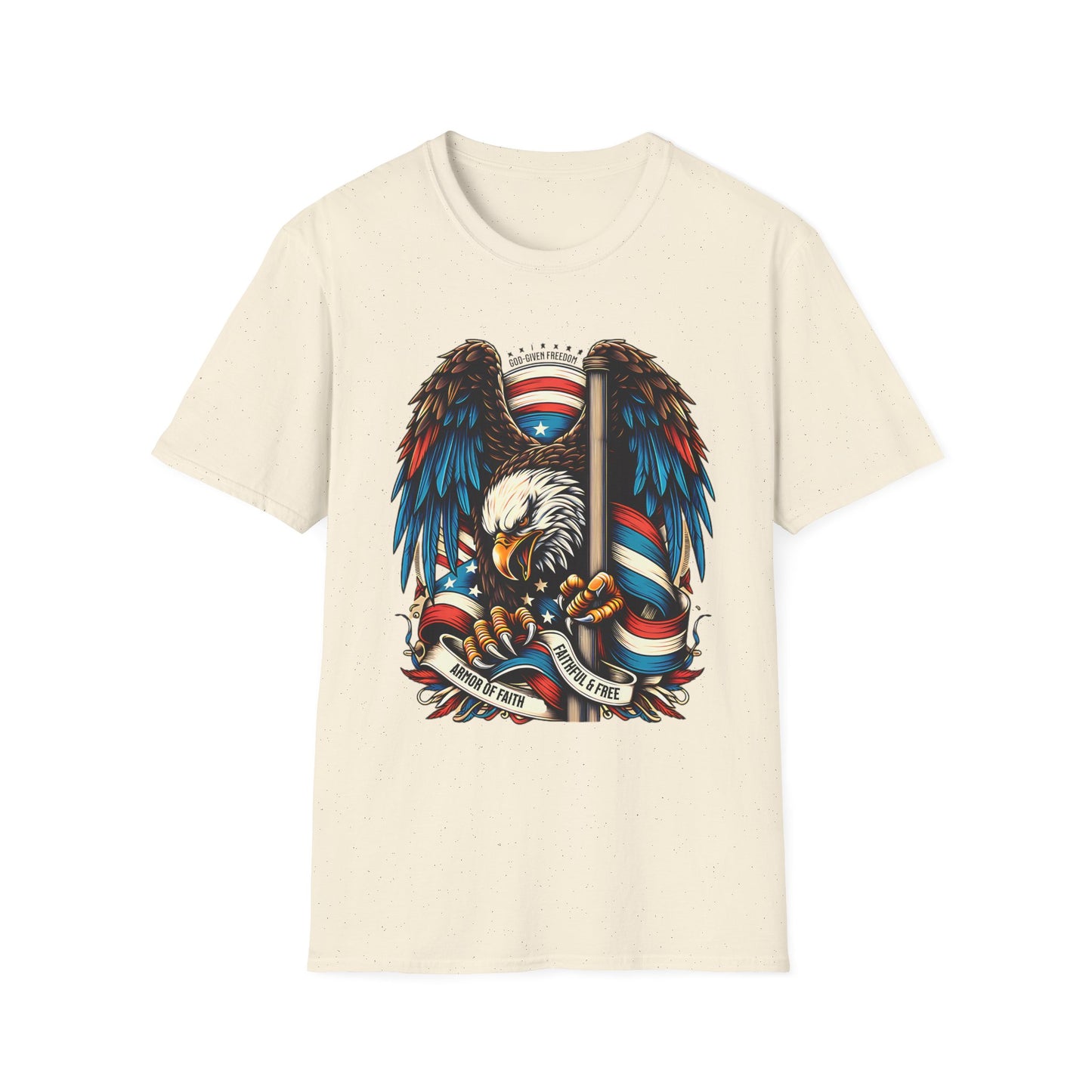 Patriotic Eagle Graphic Unisex T-Shirt