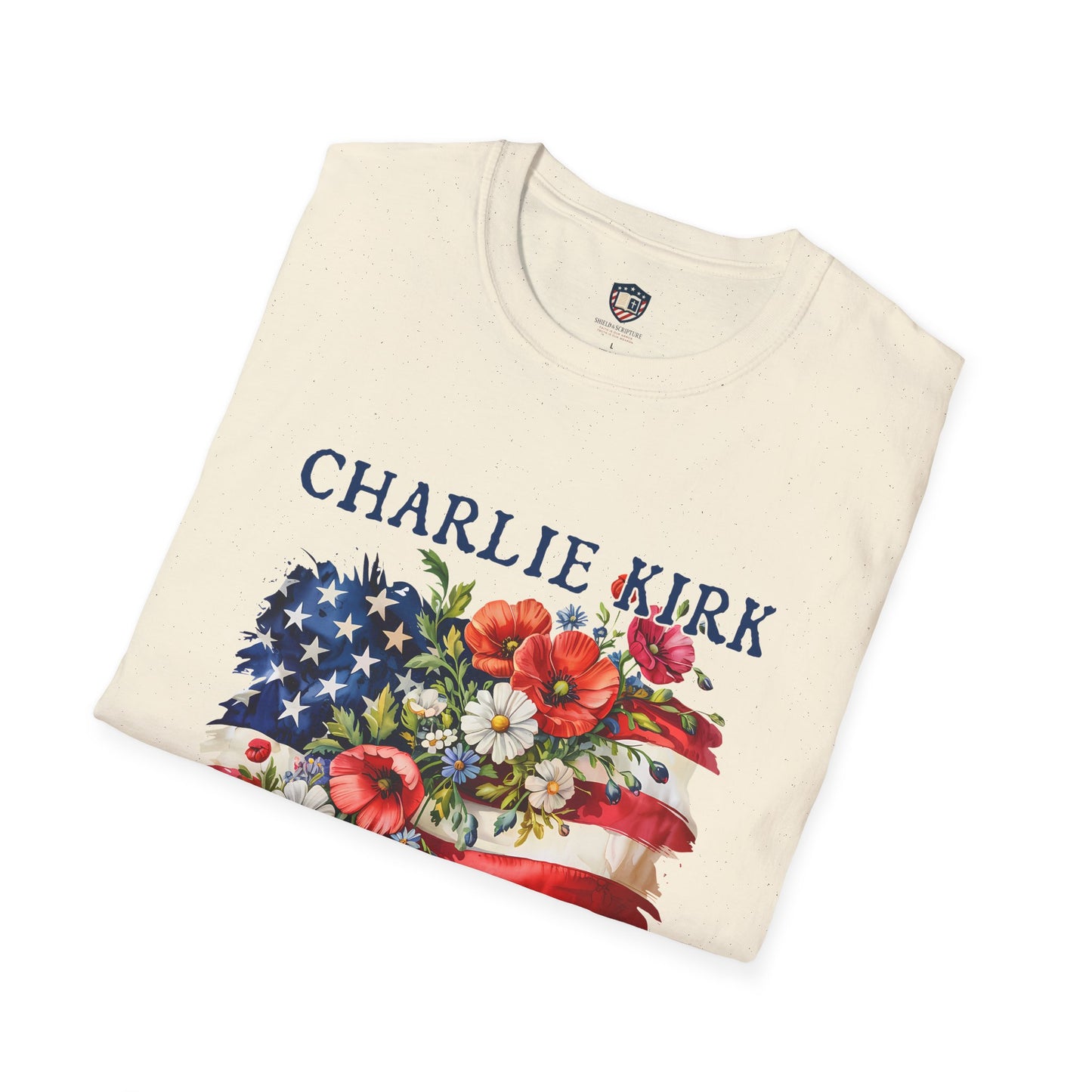 Patriotic Graphic T-Shirt, Charlie Kirk American Pride Unisex Tee