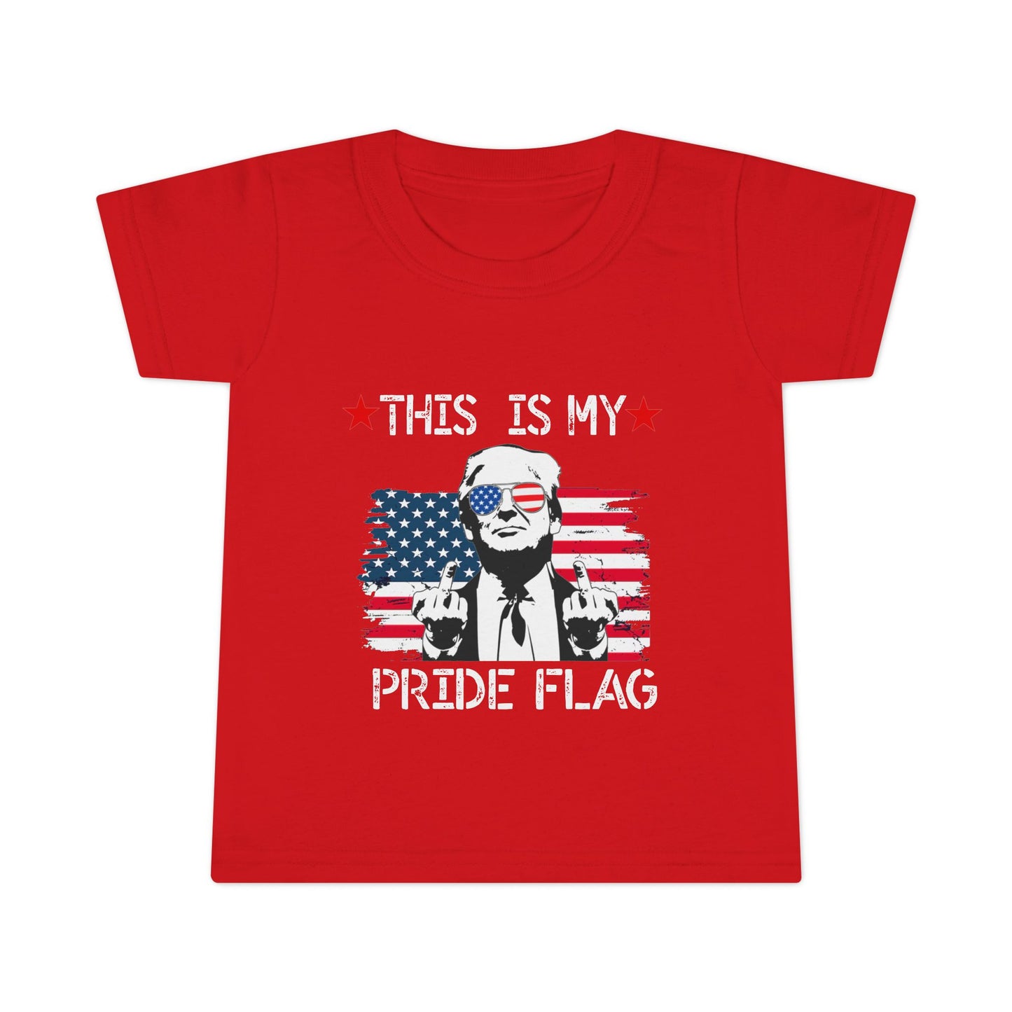 Trump This Is My Pride Flag Toddler T-Shirt