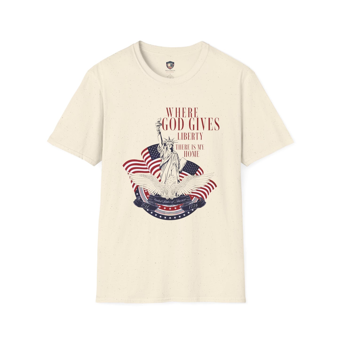 Liberty Graphic Tee - Unisex Soft style T-shirt