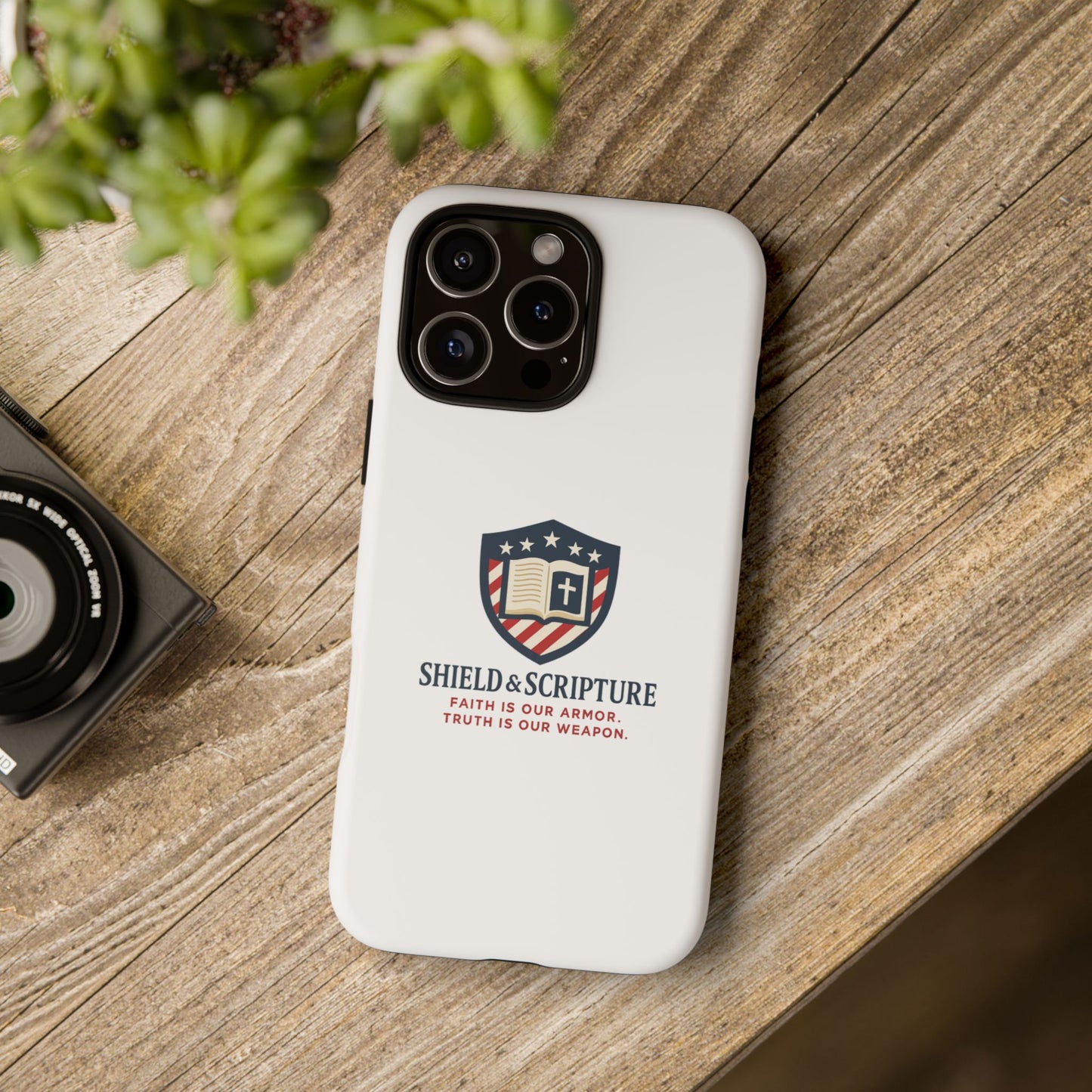 Shield & Scripture Phone Case