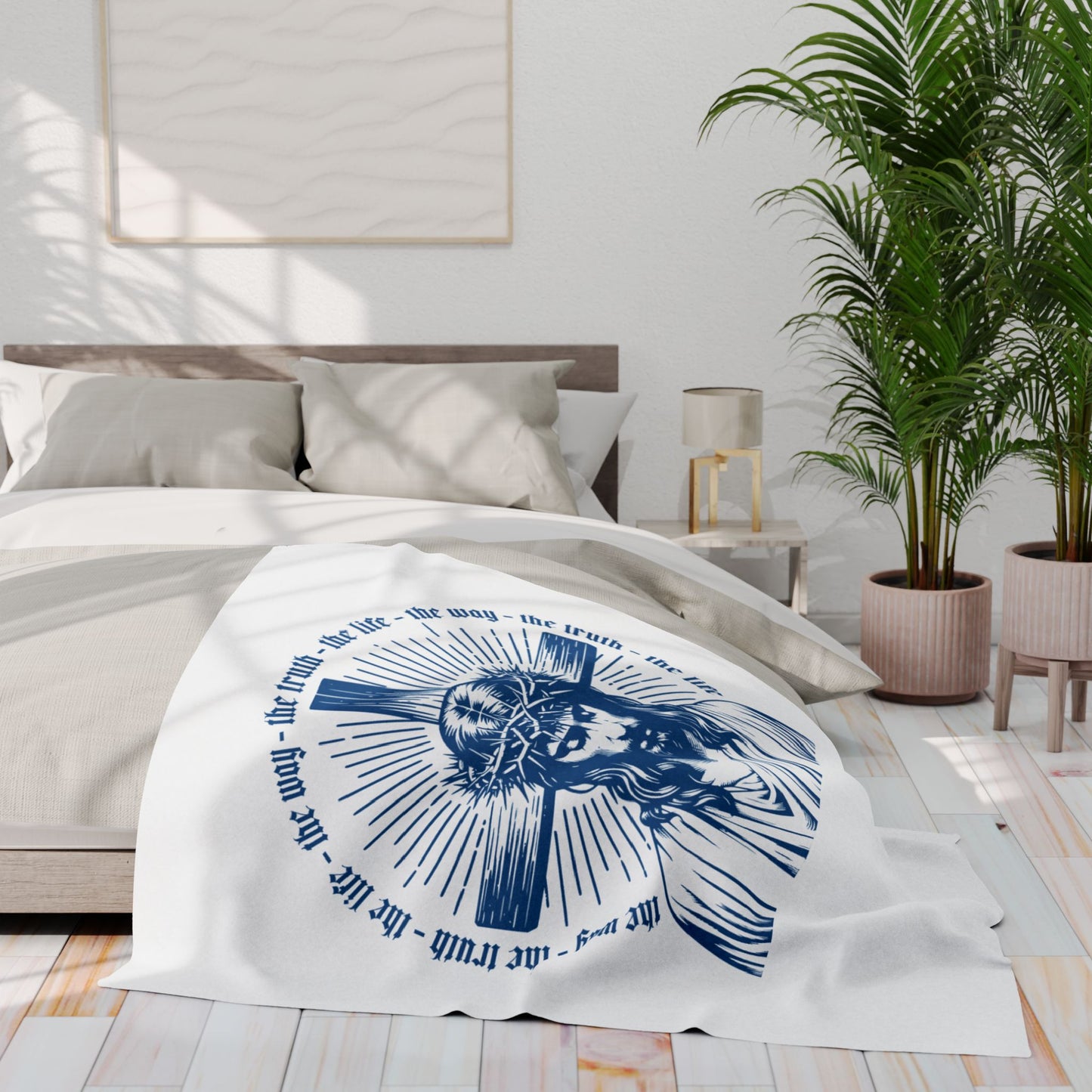 Jesus Inspirational Arctic Fleece Blanket
