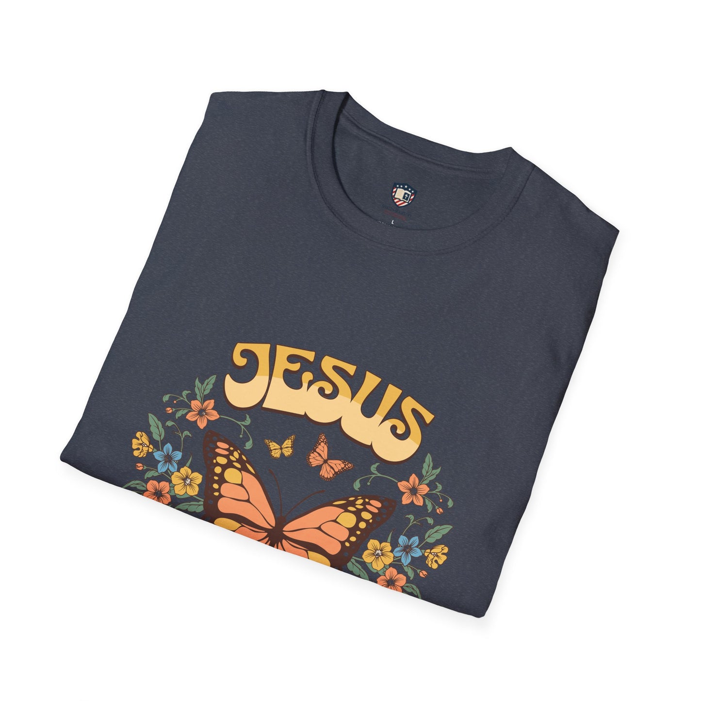 Jesus Butterfly Unisex Soft style T-Shirt