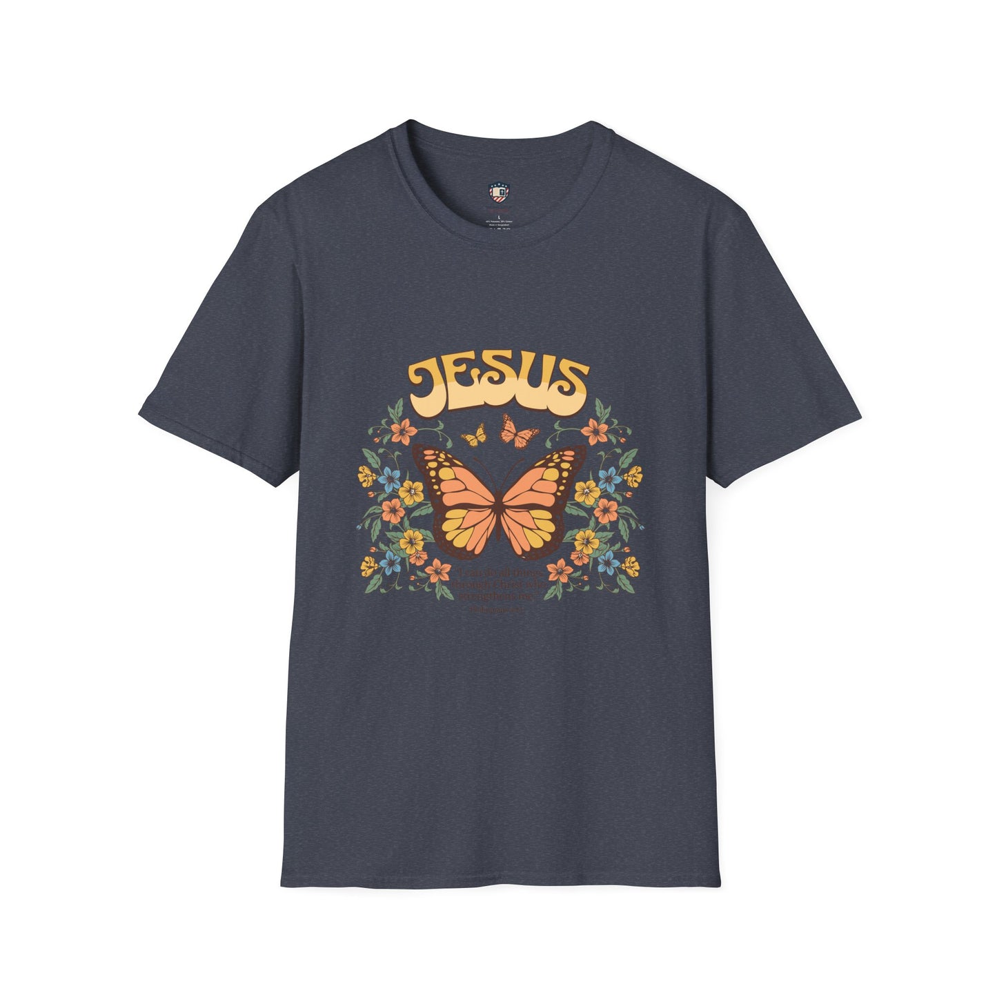 Jesus Butterfly Unisex Soft style T-Shirt