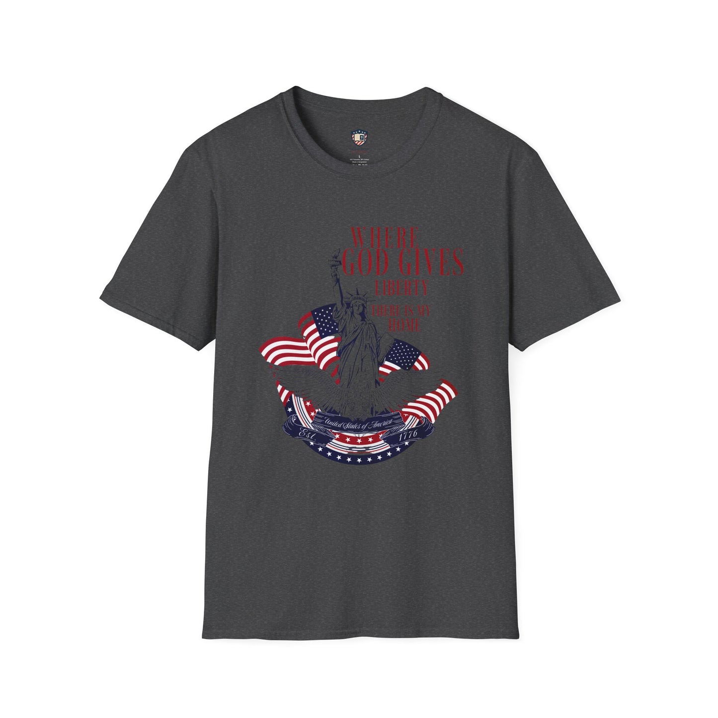 Liberty Graphic Tee - Unisex Soft style T-shirt