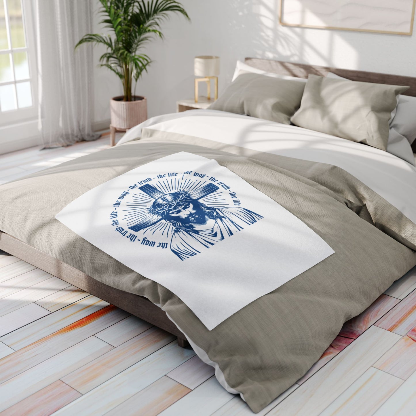 Jesus Inspirational Arctic Fleece Blanket