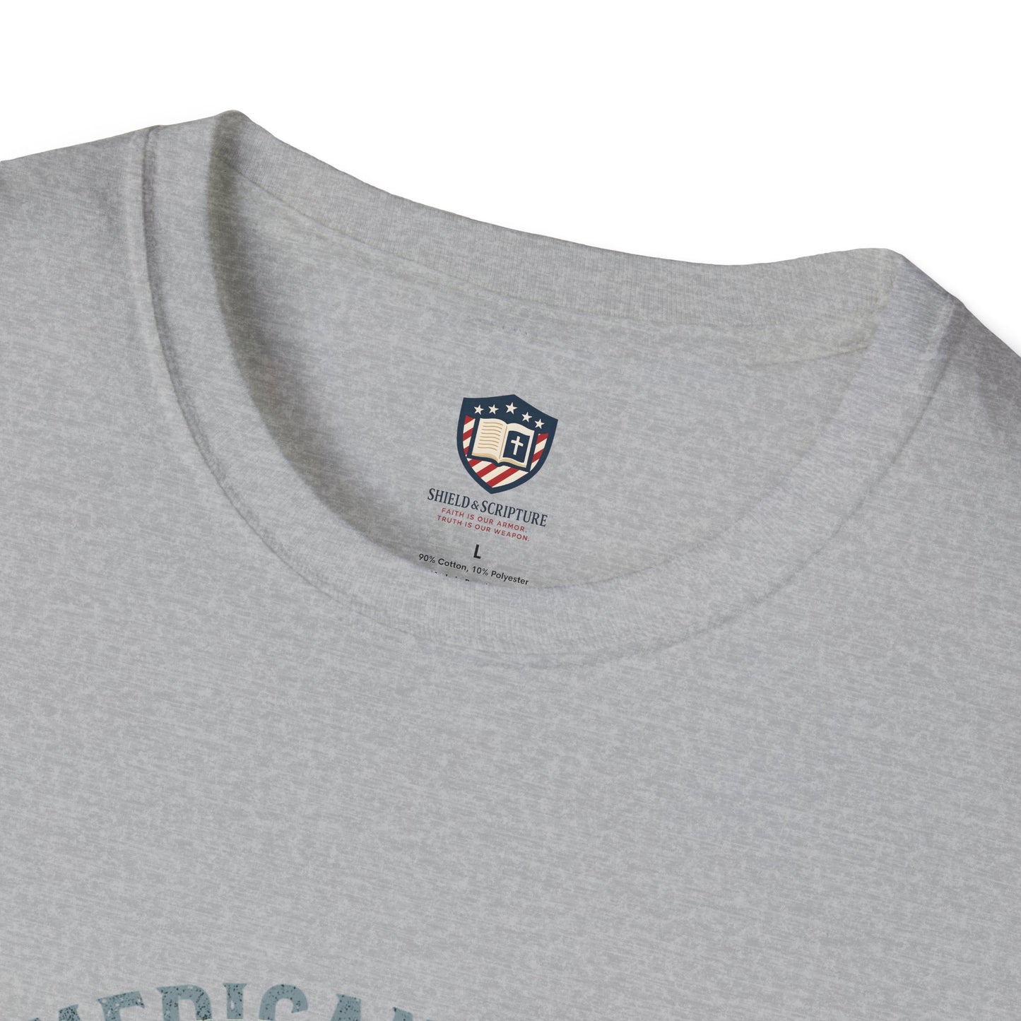 American Pride Eagle -Courage never Retreats Unisex T-Shirt