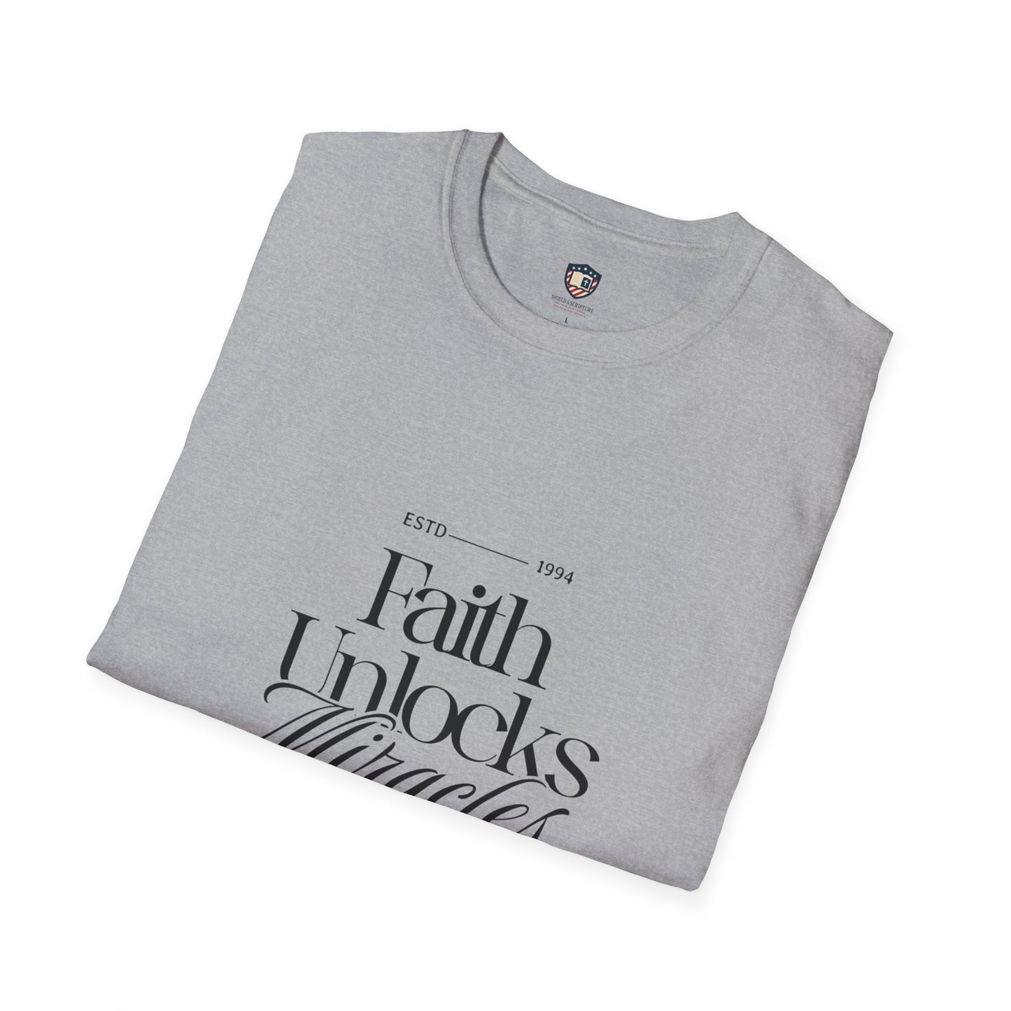 Faith Unlocks Miracles Unisex T-Shirt