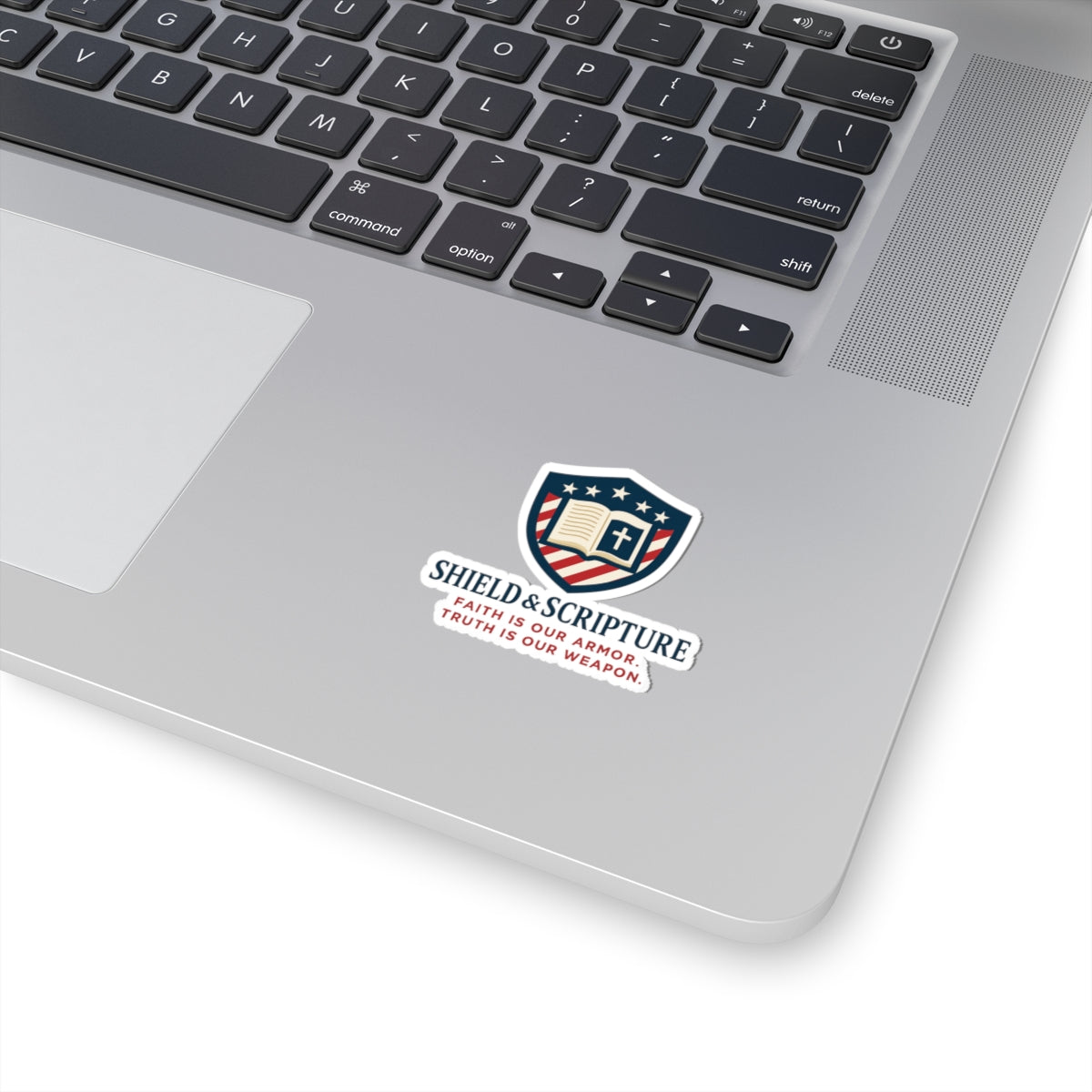 Shield & Scripture Kiss-Cut Stickers