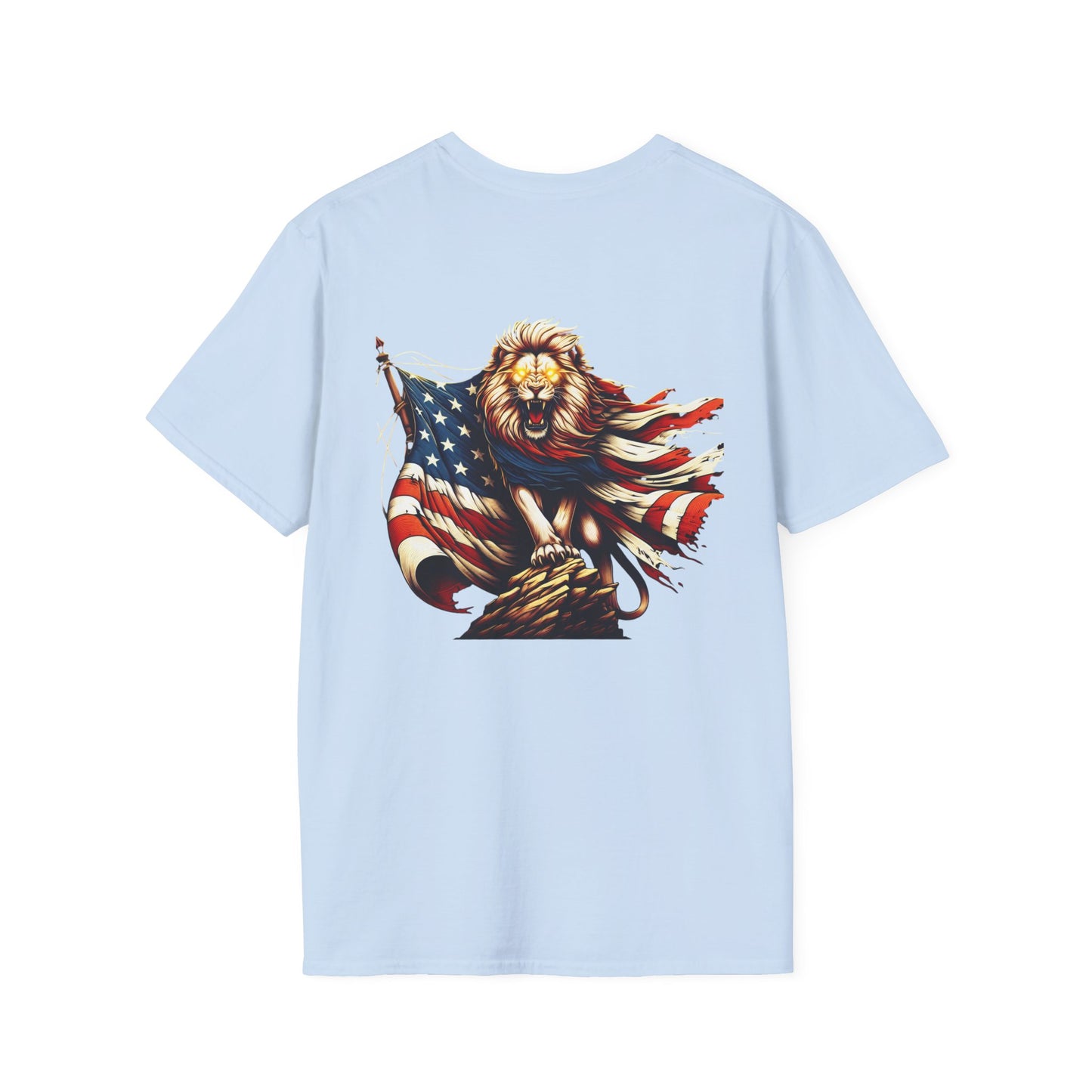Lion of Judah USA Flag Unisex T-Shirt