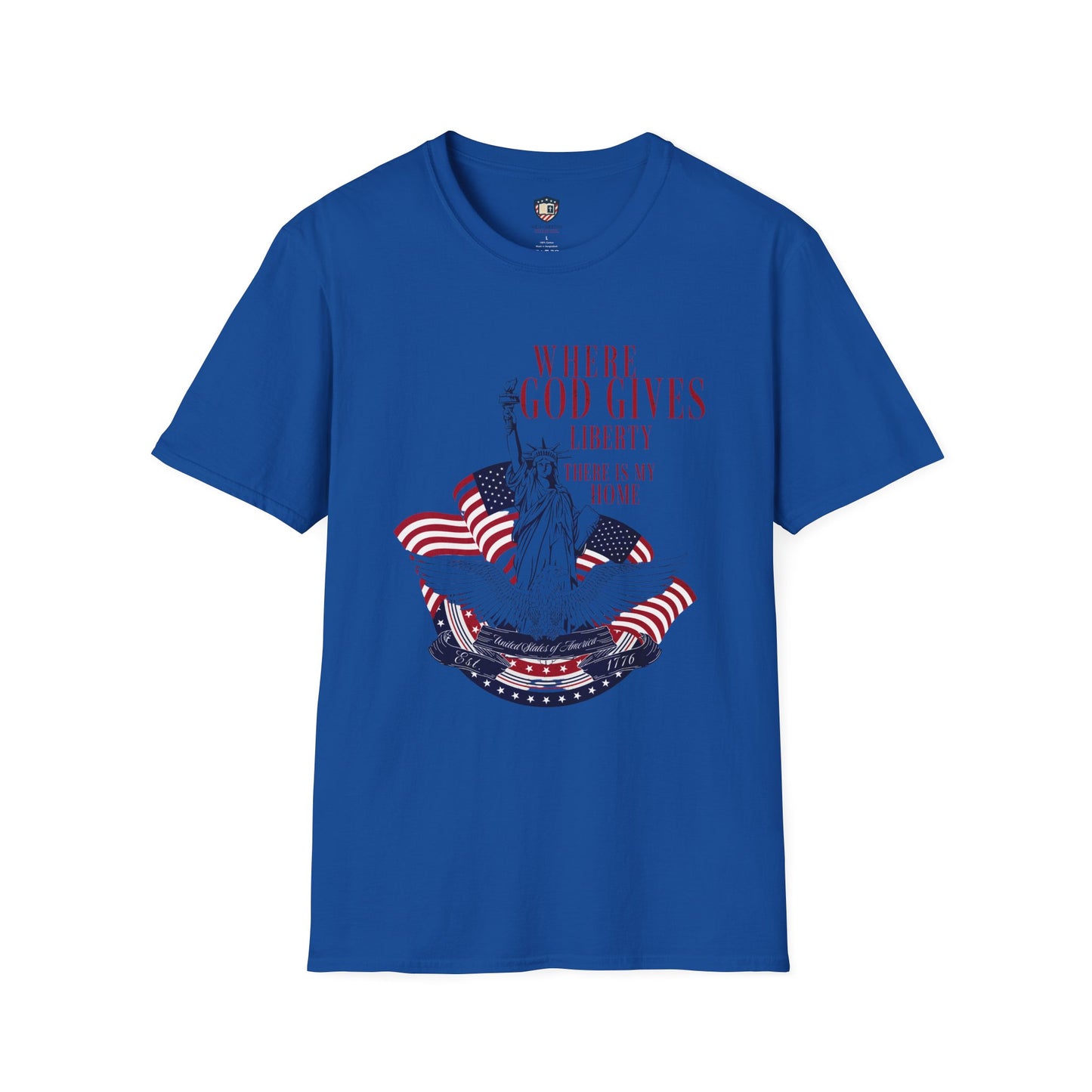 Liberty Graphic Tee - Unisex Soft style T-shirt