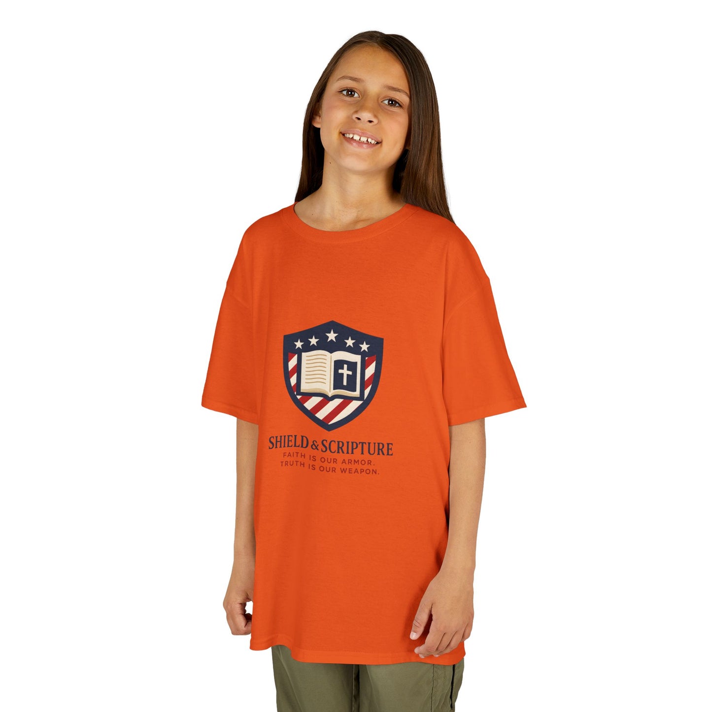 Shield & Scripture Kids Tee  Daily Wear