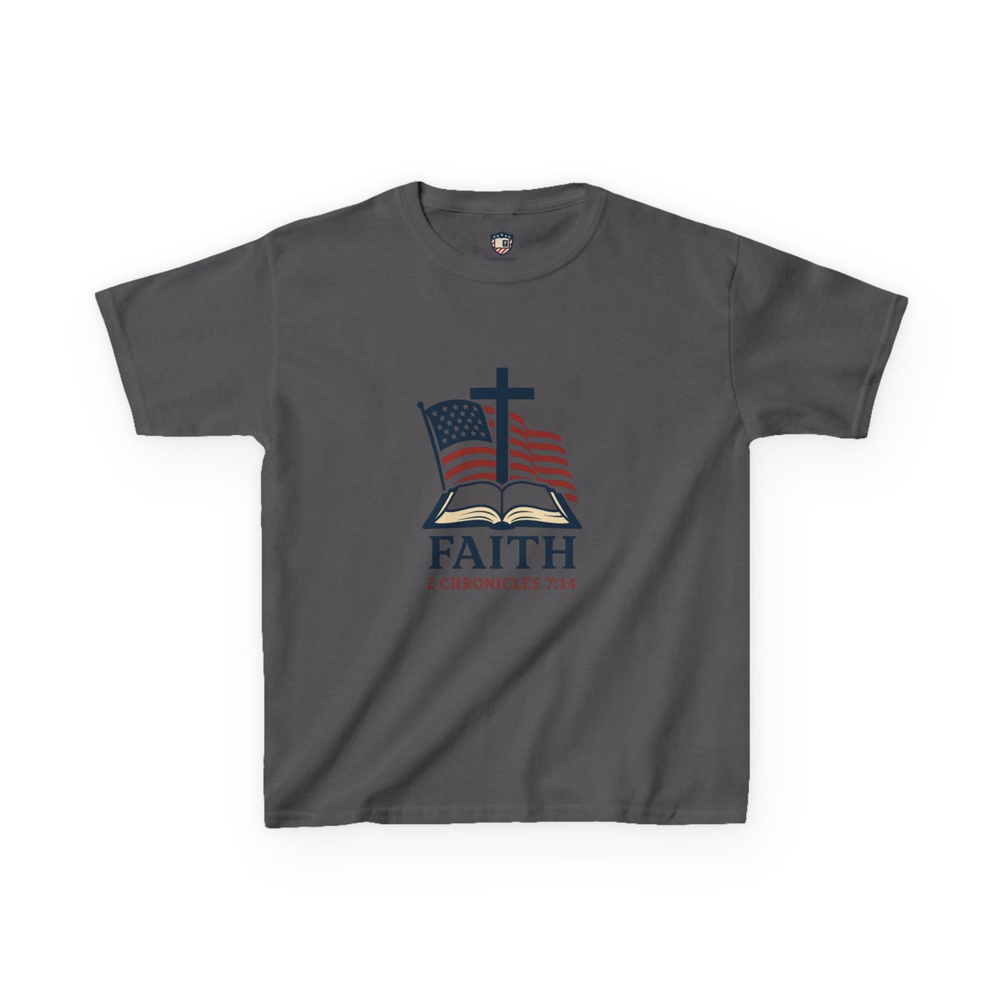 Faith & Freedom 2 Chronicles 7:14 Inspired Christian Kids Shirt