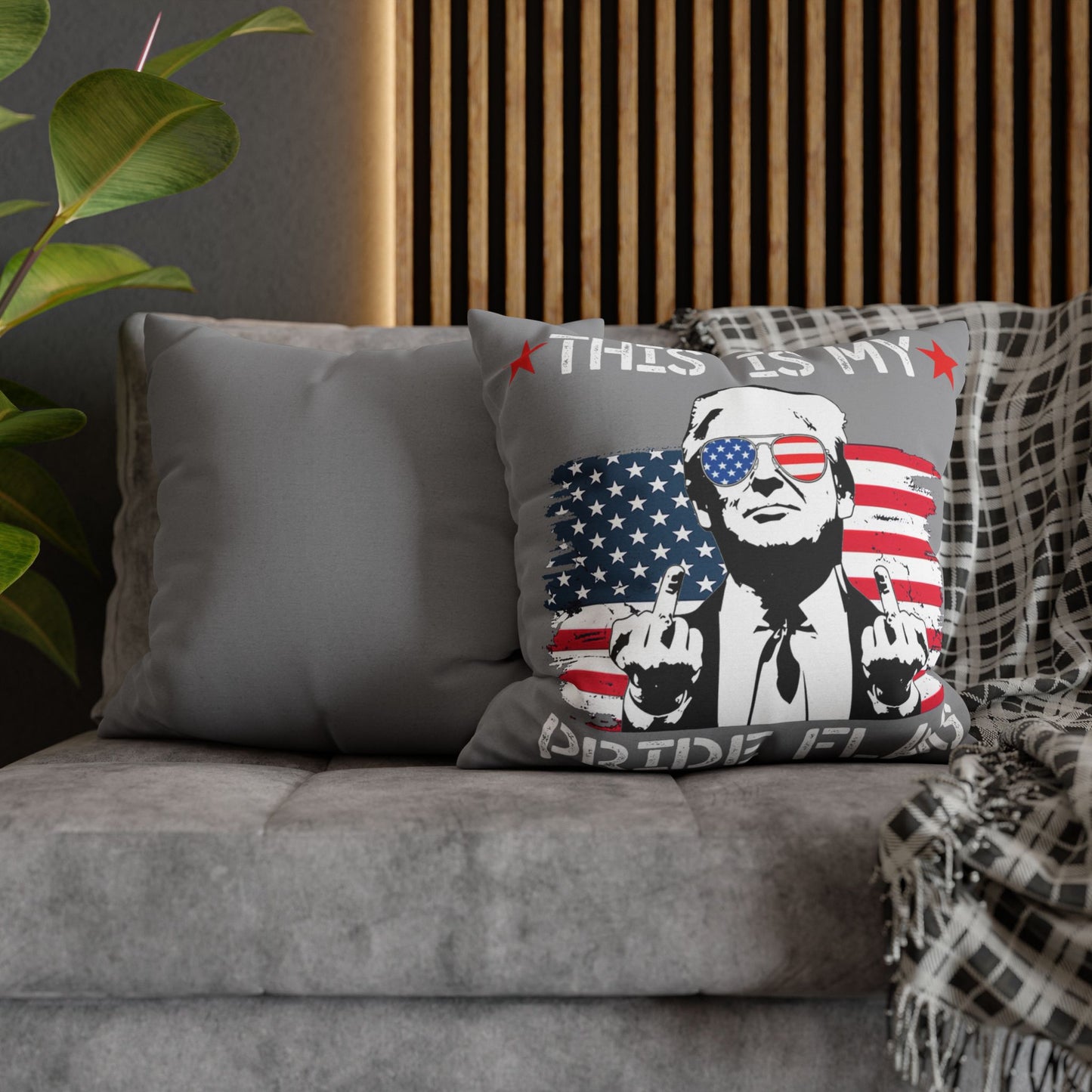 Trump Pillowcase USA Flag Design