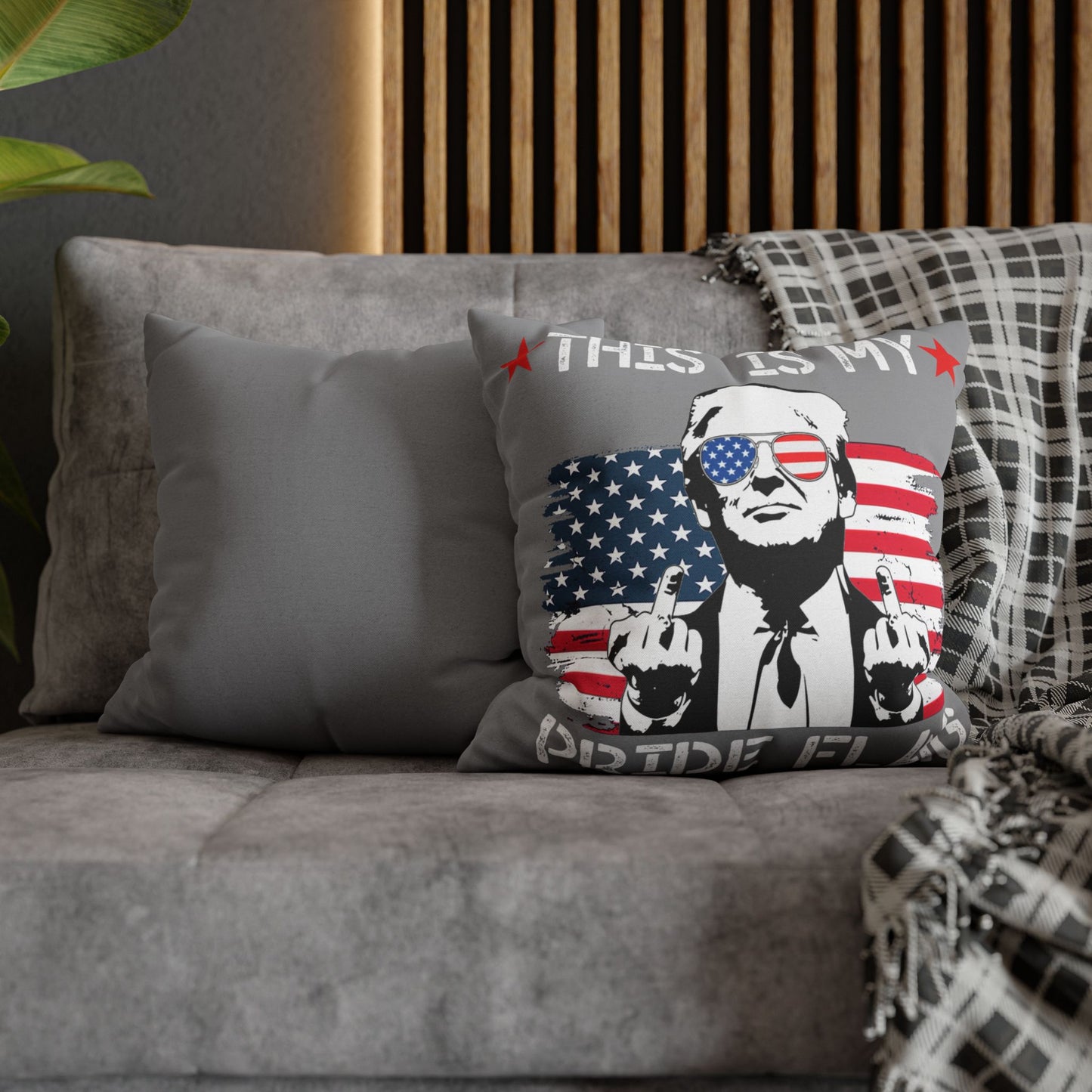 Trump Pillowcase USA Flag Design
