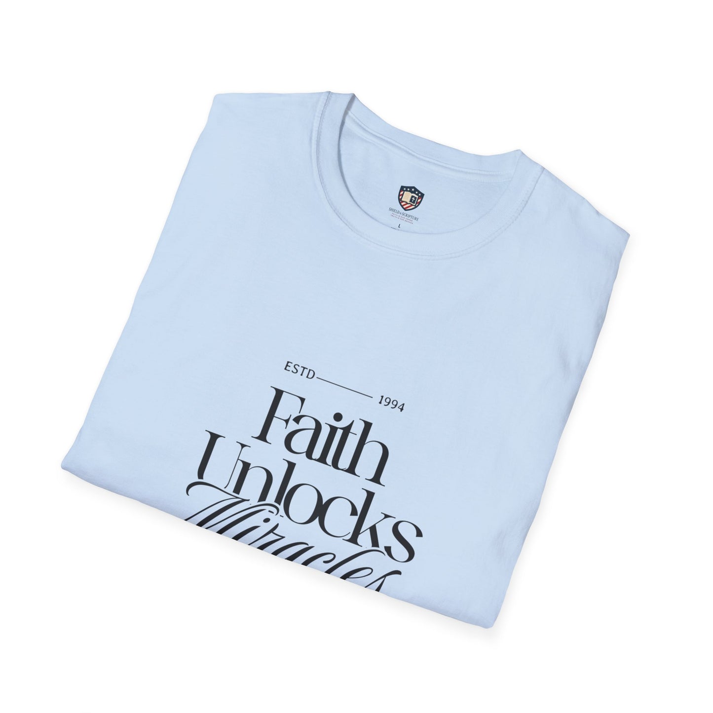 Faith Unlocks Miracles Unisex T-Shirt