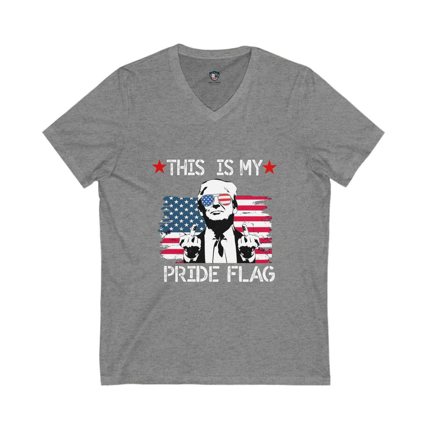 Trump This Is My Pride Flag Unisex V-Neck Shirt
