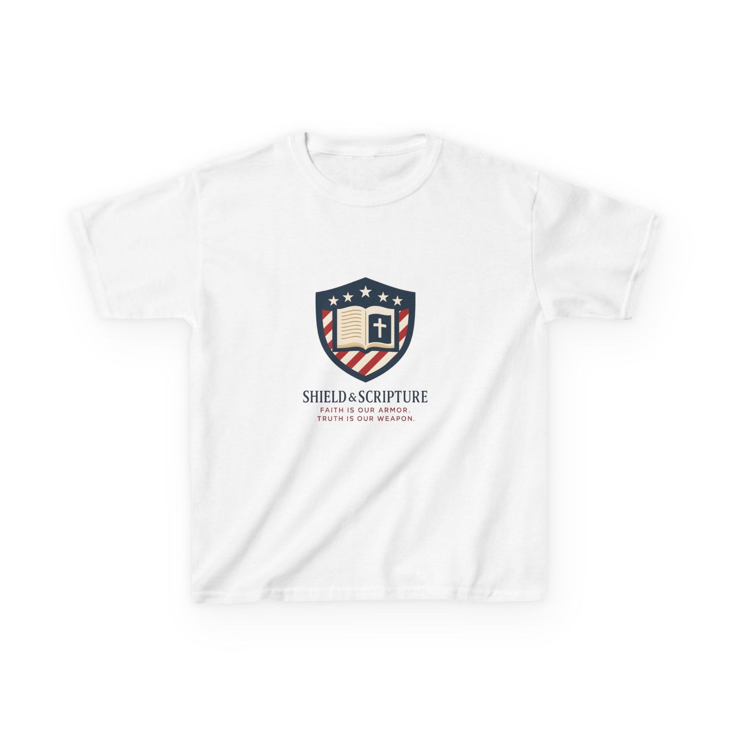 Shield & Scripture Kids Tee  Daily Wear